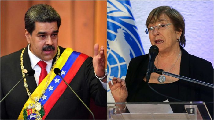 Maduro expulsa de Venezuela a misión DDHH de la ONU instalada por Bachelet