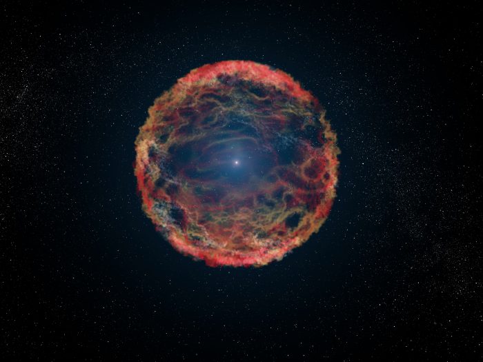 Un equipo internacional de astrónomos descubrió una nueva supernova cósmica