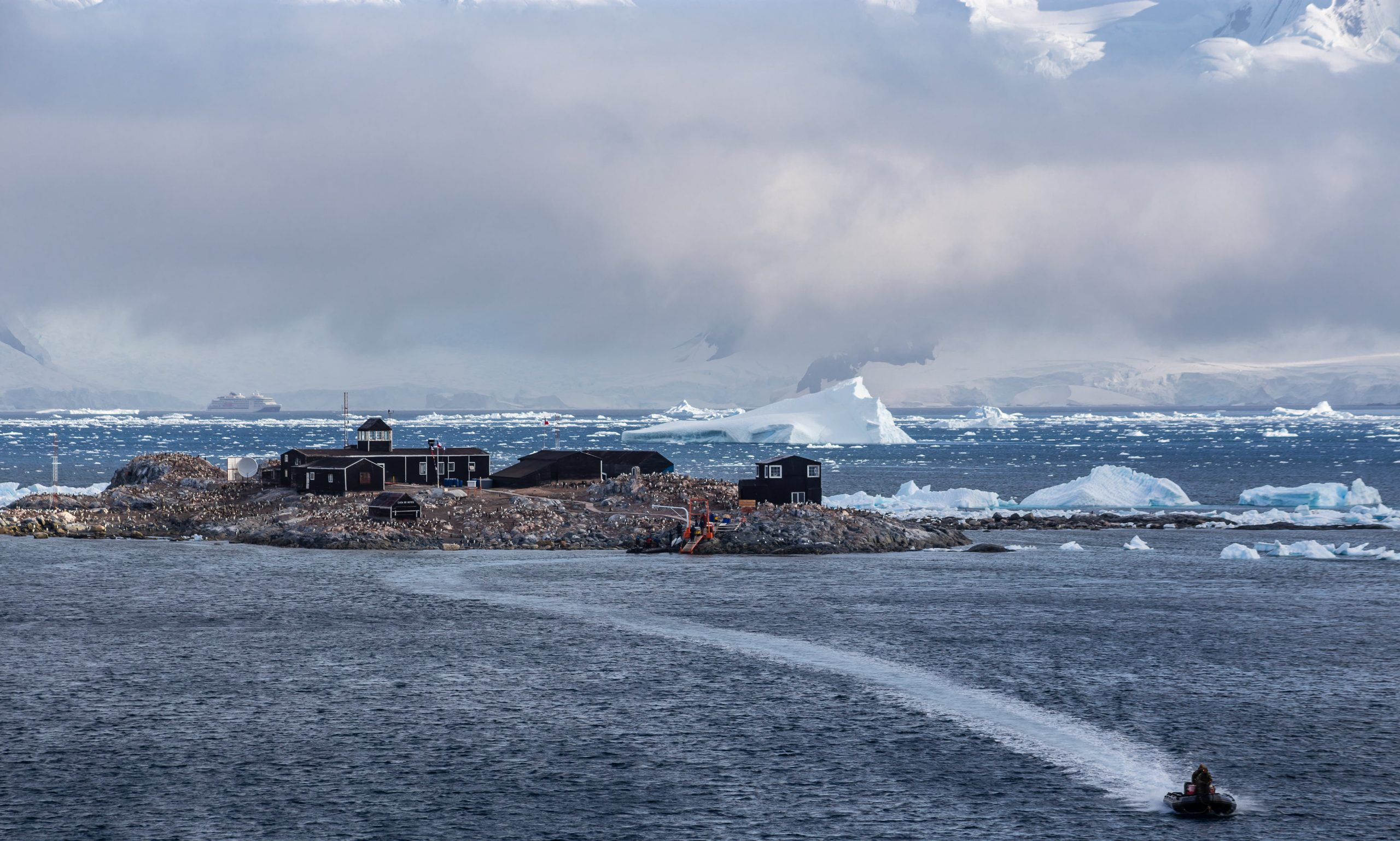 Evento de río atmosférico incrementó las temperaturas en la península  Antártica