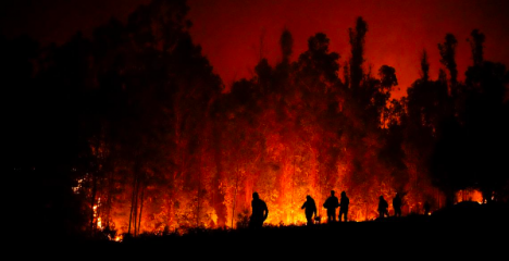 El cambio climático y los cambios en el uso del suelo aumentan riesgo de incendios en Chile central