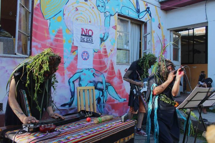 Encuentro de Performance Territorio Espacio Vivo en Tomé