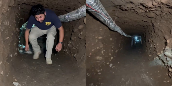 PDI descubrió túnel de 15 metros que iba en dirección a bóveda de Prosegur en Rancagua