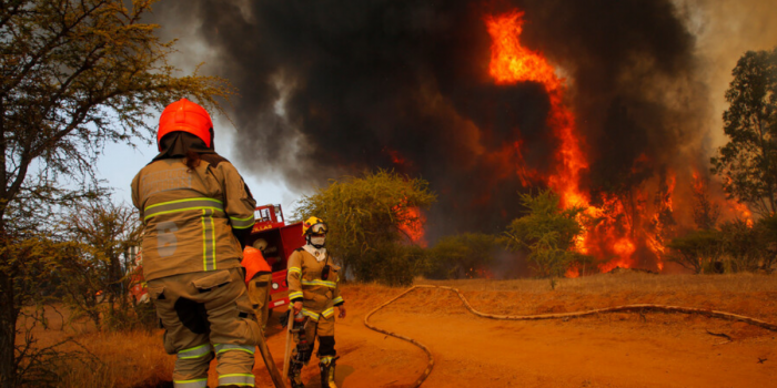 Cinco comunas de la Región de La Araucanía se encuentran bajo Alerta Roja por incendios forestales
