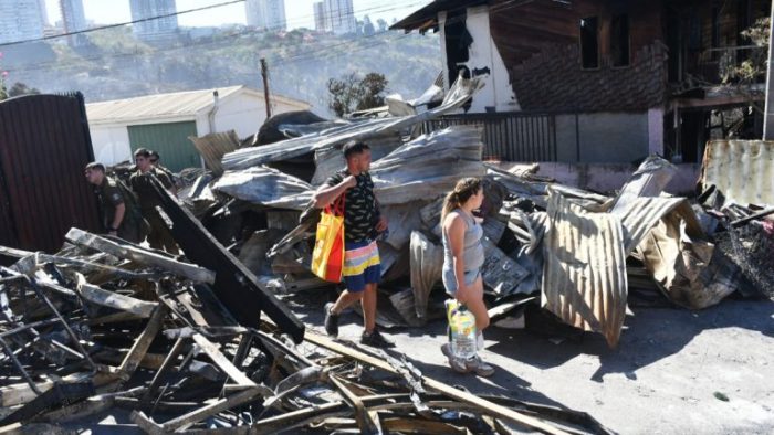 Catástrofe en la Quinta Región: 7.223 familias cuentan con el bono de recuperación