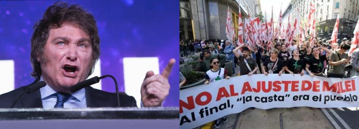 Milei dice que hay chilenos infiltrados en manifestaciones contra él: “Se disfrazan de periodistas”