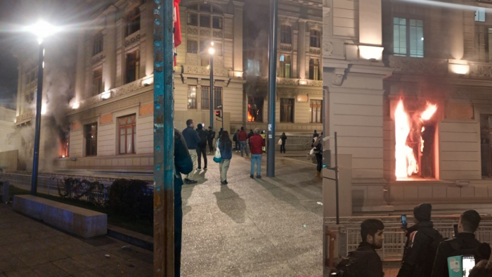 Falla eléctrica provoca incendio en el Palacio de Tribunales de Justicia