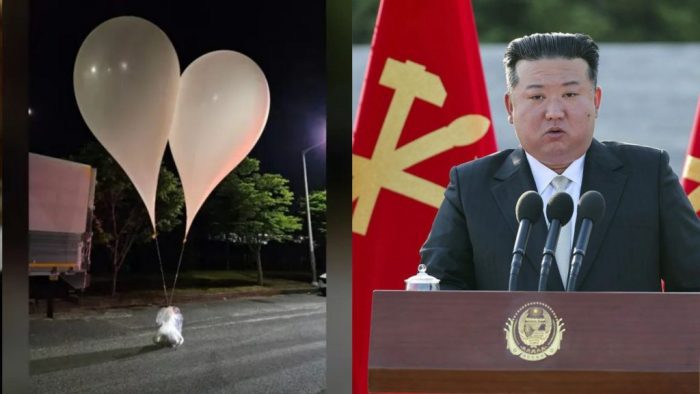 Corea del Norte envía globos con “basura y heces” a Corea del Sur