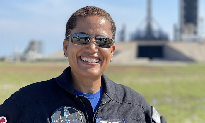 Astronauta Sian Proctor en Planetario