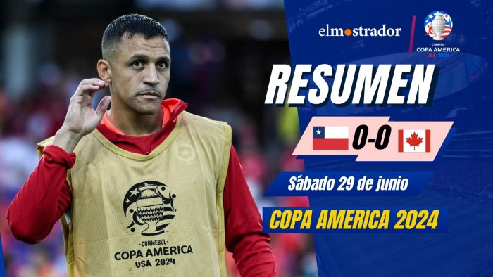 Resumen 29 de junio Copa América: Chile quedó eliminado al empatar ante Canadá