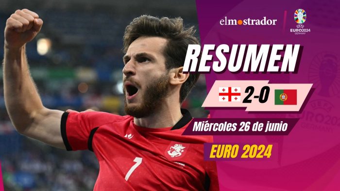 Resumen 26 de junio Euro 2024: Georgia hizo historia al vencer a Portugal y avanzó a los octavos