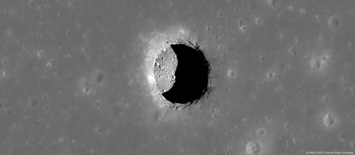 Cueva hallada en la Luna podría ser base ideal para misiones