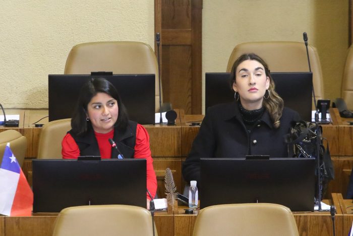 Camila Rojas acusa de "miserables" a diputados que negaron el ingreso de su hija de 2 años a la sala