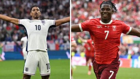 Inglaterra vs Suiza: cuándo y dónde ver el duelo por cuartos de final de la Eurocopa 2024