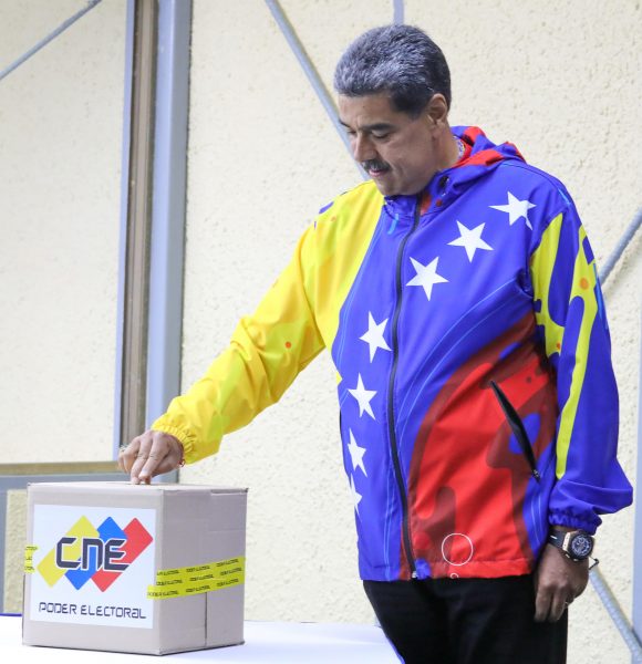 Tras votar, Nicolás Maduro asegura que hará respetar el resultado de las elecciones presidenciales