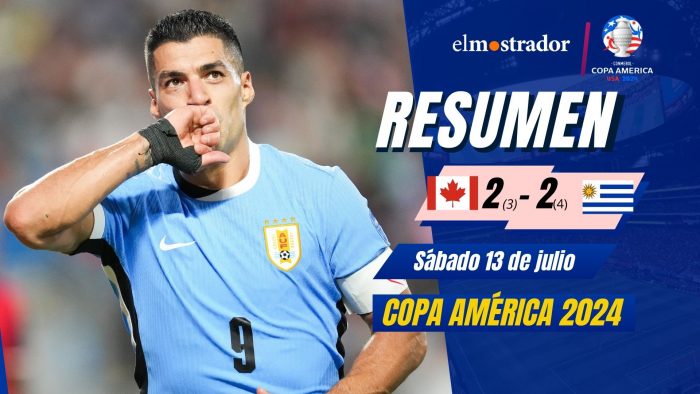 Uruguay venció a Canadá por los penales y se quedó con el tercer puesto de la Copa América