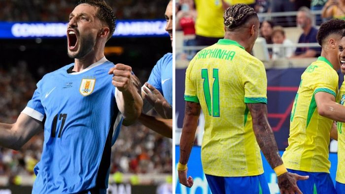 Uruguay vs Brasil: cuándo y dónde ver el duelo de cuartos de final de la Copa América