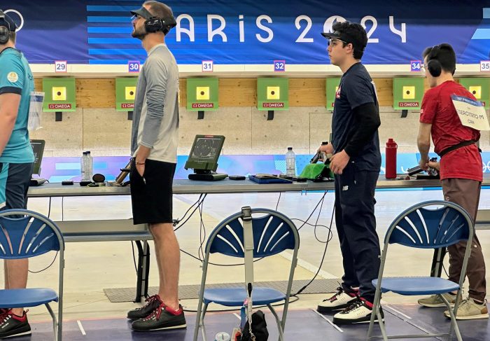 El más joven de Chile: Diego Parra fue el mejor sudamericano en pistola de aire 10 mts en París 2024