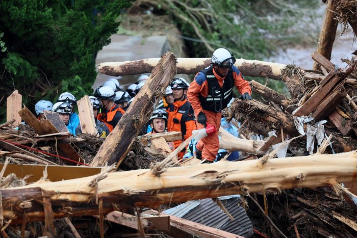 Más de 60.000 evacuados y un desaparecido en Japón por inundaciones