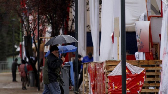 Los días de Fiestas Patrias en los que podría llover en la zona central