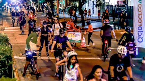 CicloRecreoVía Nocturna por Providencia y Las Condes