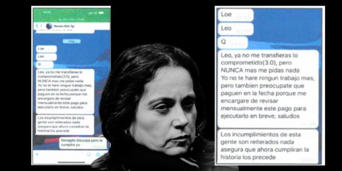 [Lo+leído] Los “blufeos” de Leonarda Villalobos: informes detectan falsos chats enviados