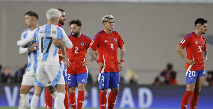 Chile sufre goleada y Argentina se afianza como líder de la clasificación al Mundial 2026