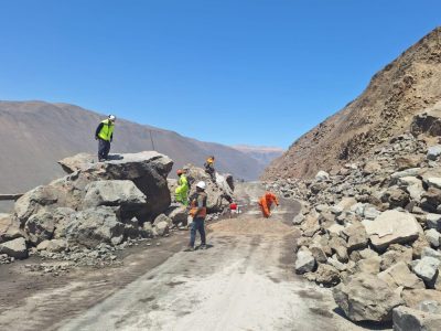 El derrumbe que aisló a Arica por 72 horas