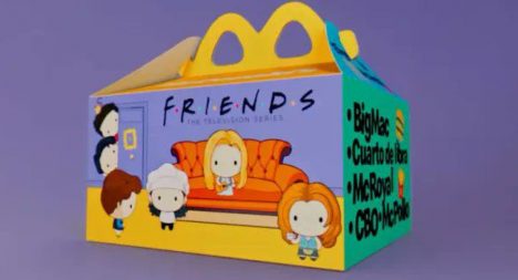 McDonald's celebra los 30 años de "Friends" con una edición especial de su cajita feliz