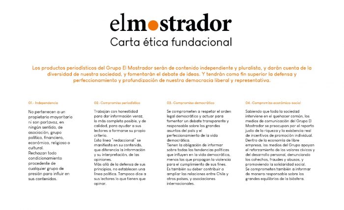 25 años de El Mostrador y renovación de compromiso con su Carta Ética Fundacional