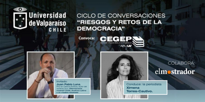 Conversatorio "Retos y riesgos de la democracia", con Juan Pablo Luna y Ximena Torres Cautivo