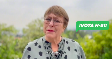 "Irací, otro no": Bachelet oficializa apoyo a Hassler para la reelección en Santiago