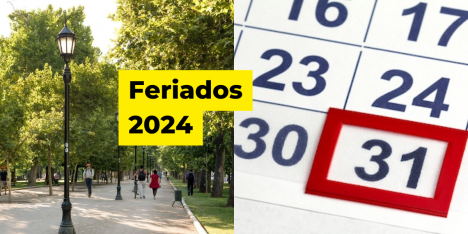 Próximos feriados de 2024: cuándo son las municipales y último fin de semana largo del 2024