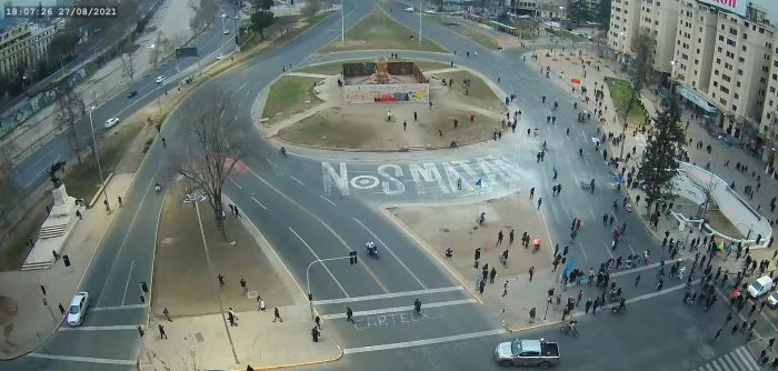 Incidentes en Plaza Italia generan interrupciones en el tránsito y el Metro