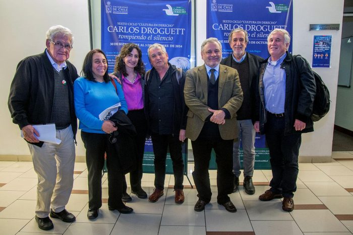 Facultad de Derecho U. de Chile realizó homenaje al premio nacional Carlos Droguett