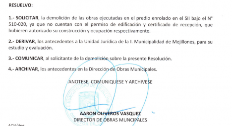 Municipio de Mejillones en pie de guerra contra desaladora sin permisos: Decretan demolición