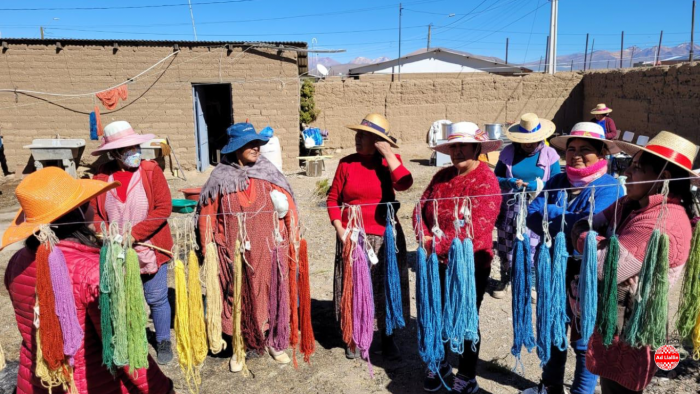 Encuentro de Textiles de Abyayala en Wallmapu y Aymar Uraquina