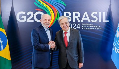 Lula y Guterres se reunieron para discutir acciones del G20 antes de la Cumbre de Líderes