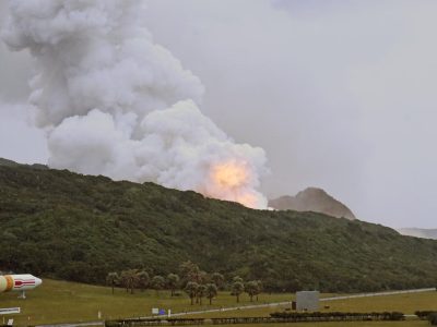 Gran incendio en un sitio de pruebas de la agencia espacial de Japón