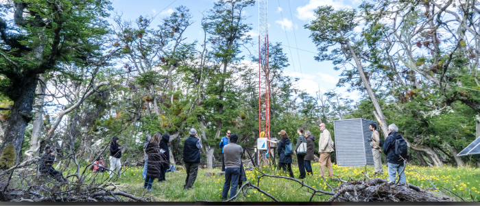 La torre científica que monitorea el cambio climático desde la Patagonia chilena