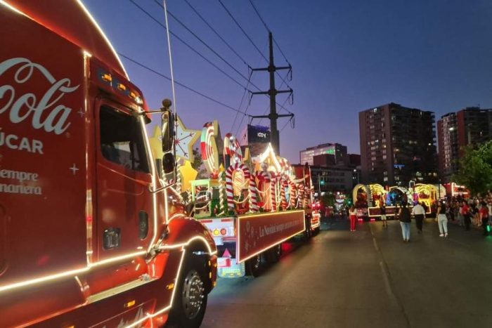 Caravana Navideña de Coca Cola: comunas por las que continuará el recorrido