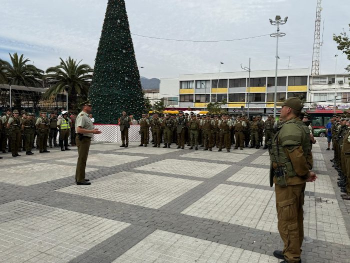 Operativo masivo de Carabineros en la Región Metropolitana deja 169 detenidos