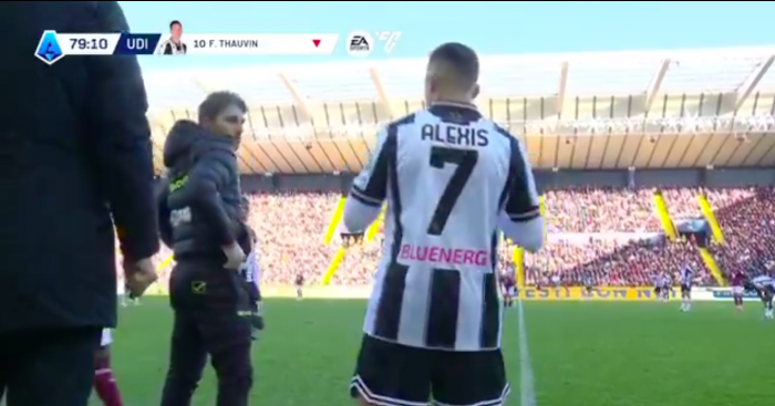 El regreso de Alexis Sánchez a Udinese: chileno recibió ovación en partido contra el Torino