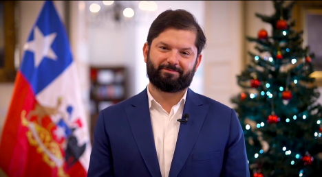 El mensaje navideño del Presidente Boric: "Estoy optimista de Chile y su futuro"