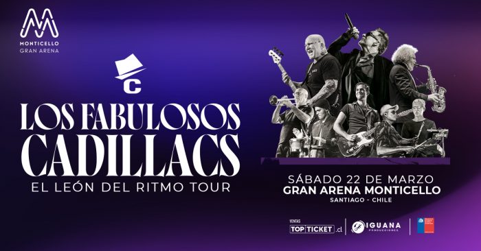 Los Fabulosos Cadillacs llegan por primera vez a Gran Arena Monticello