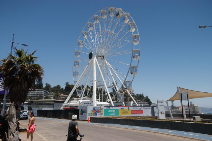 35 personas resultados atrapadas en Gran Rueda de Viña del Mar: fueron rescatadas y no hay heridos