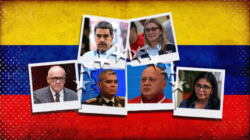 El círculo de poder en torno a Nicolás Maduro en Venezuela