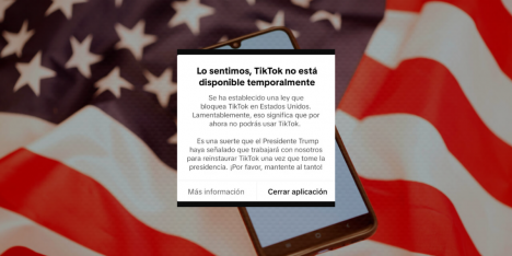 TikTok oficialmente dejó de funcionar en Estados Unidos: ¿puede intervenir Trump?