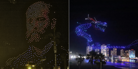 ¿Le salió competencia a Viña y Valparaíso? Iquique recibió Año Nuevo con show de mil drones