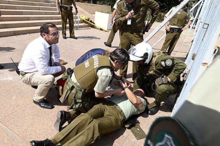 Carabinero herido tras protestas de pescadores frente al Congreso por Ley de Fraccionamiento