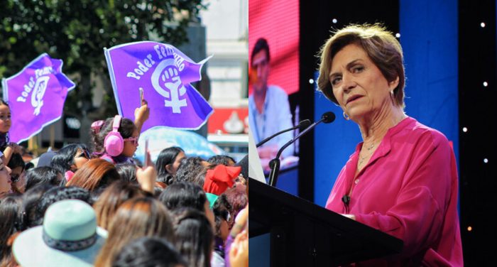 Marcha 8M presiona al Gobierno por proyecto de aborto legal: Matthei cuestionó iniciativa